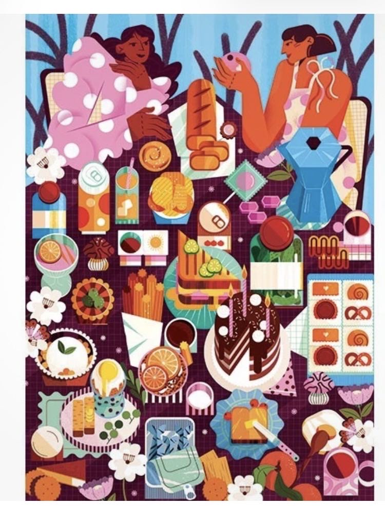 Bountiful Brunch - Holiyay puzzle collectible [Barcode 628774283148] - Main Image 2
