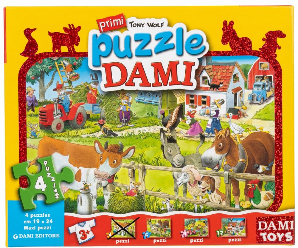 Primi Puzzle Dami - Fattoria - Dami Toys puzzle collectible [Barcode 9788809616257] - Main Image 2