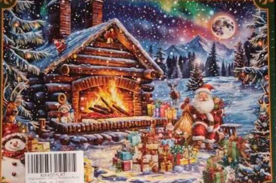 Ceaco Thomas Kinkade Disney Mickey & Minnie Sweetheart Bridge Piece Jigsaw Puzzle