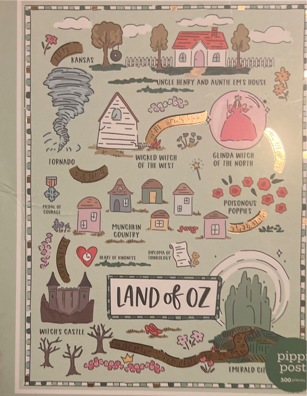 Wentworth Christmas Gonk Randy Wollermann 40 Piece Jigsaw - COMPLETED AND SOLD