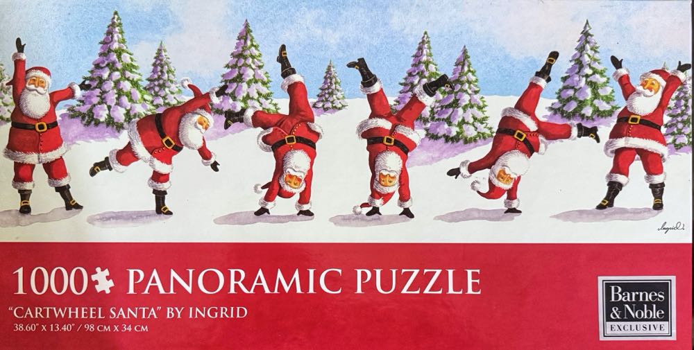 Cartwheel Santa - Andrews + Blaine puzzle collectible - Main Image 2