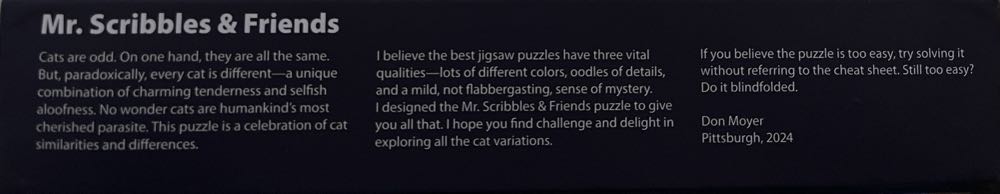 Mr. Scribbles & Friends  puzzle collectible [Barcode 788362782511] - Main Image 3