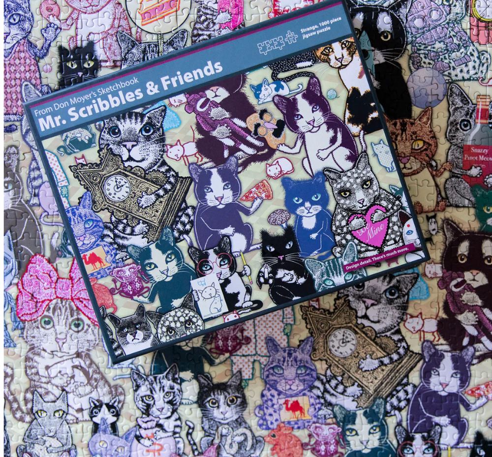 Mr. Scribbles & Friends  puzzle collectible [Barcode 788362782511] - Main Image 4