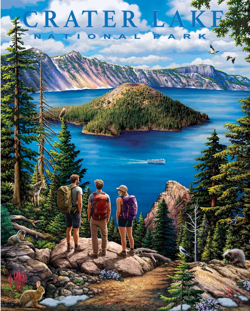 Crater Lake (NFT) - Boardwalk puzzle collectible [Barcode 671095006798] - Main Image 2