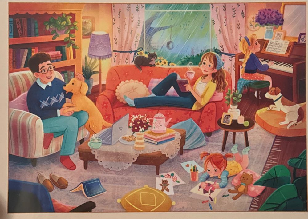 Puzzle Poster Collage Pattern