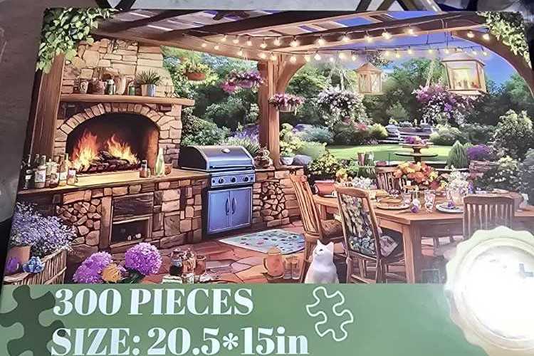 SOLD-Patio  puzzle collectible - Main Image 2