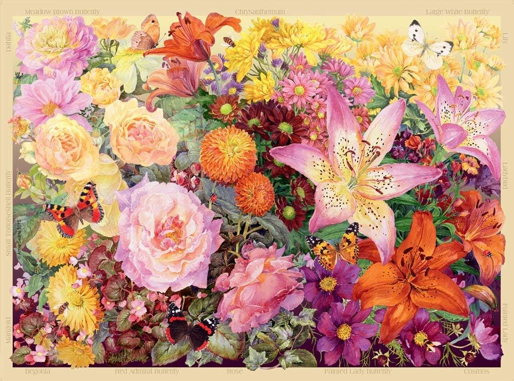 The Cottage Garden Autumn (BAV) JJ - Ravensburger puzzle collectible - Main Image 2