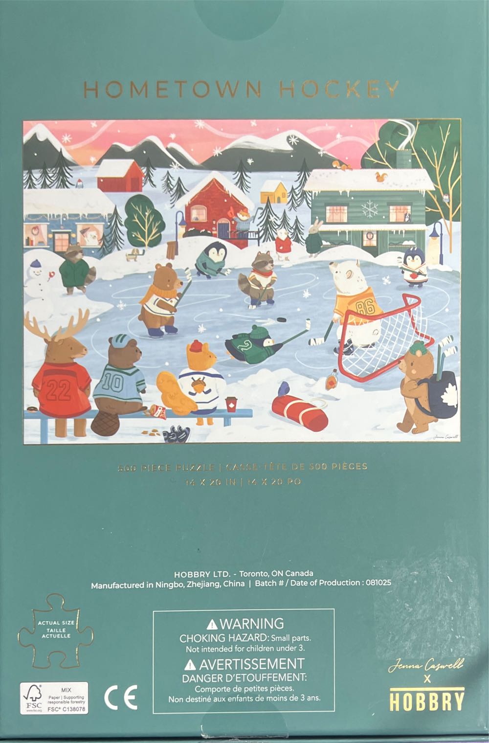 Hometown Hockey - Hobbry puzzle collectible - Main Image 2