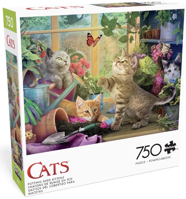 CATS - Potting Shed Kittens 💎 - Buffalo puzzle collectible [Barcode 079346178100] - Main Image 3