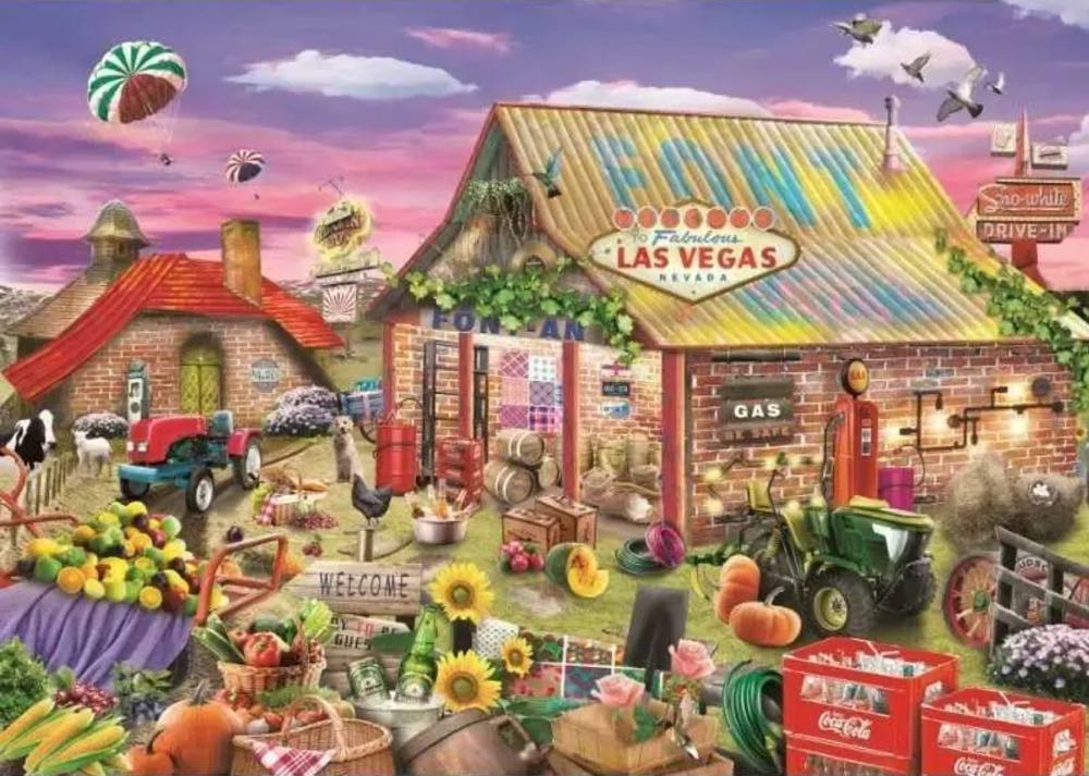 Farm - Bei Bi La puzzle collectible [Barcode 9350375009636] - Main Image 2