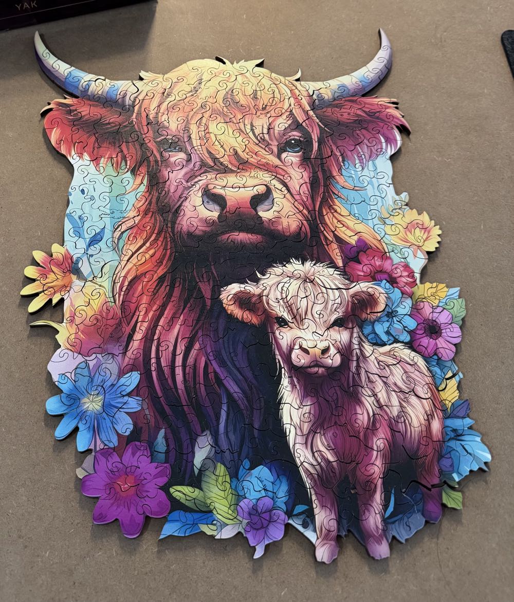Yak / Highland Cow - Aldi puzzle collectible - Main Image 2