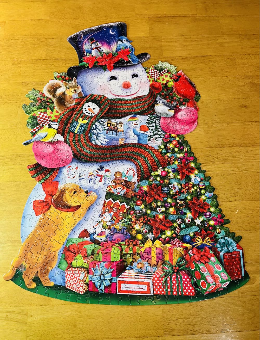Happy Snowman - Craz-Z-Art puzzle collectible [Barcode 4895145422642] - Main Image 2