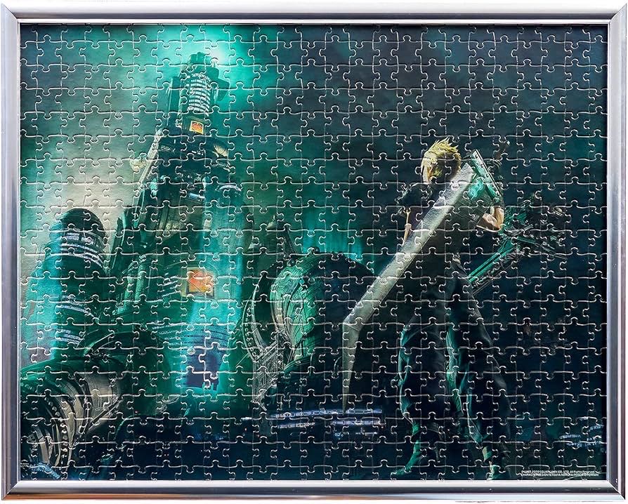 Final Fantasy VII Remake Cloud Key Art - Square Enix puzzle collectible [Barcode 662248846965] - Main Image 2