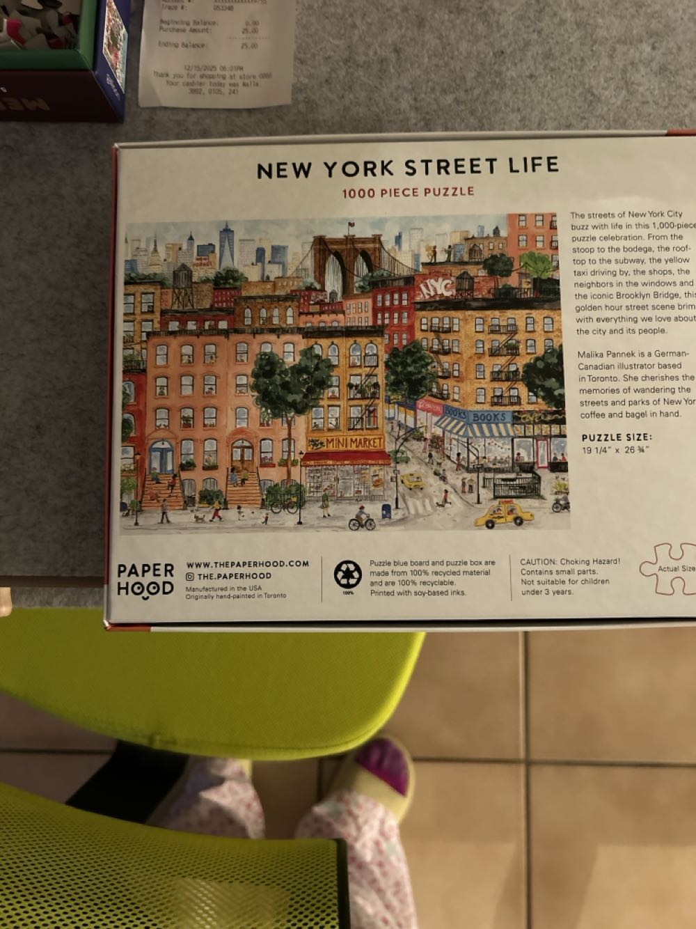 New York Street Life - The Paperhood puzzle collectible - Main Image 2