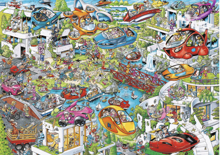 Time Travel: Future Time (Saskia Betaald 16-12-2025) - Ravensburger puzzle collectible [Barcode 4005555017431] - Main Image 2