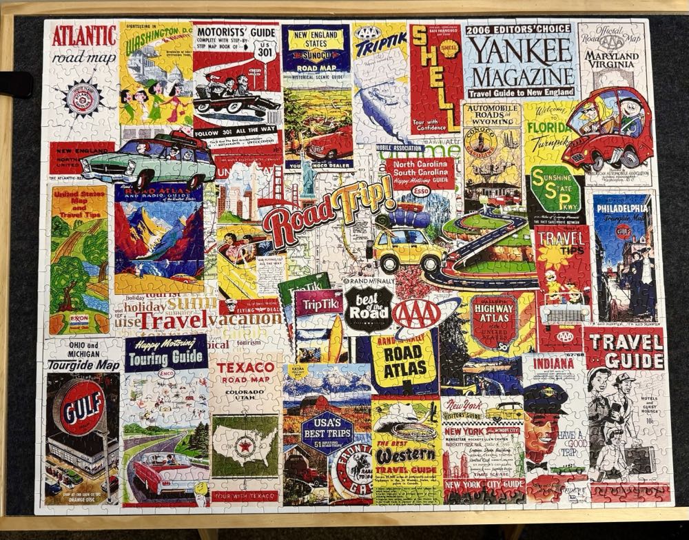 US Maps & Travel Guides - White Mountain puzzle collectible [Barcode 724819270040] - Main Image 2