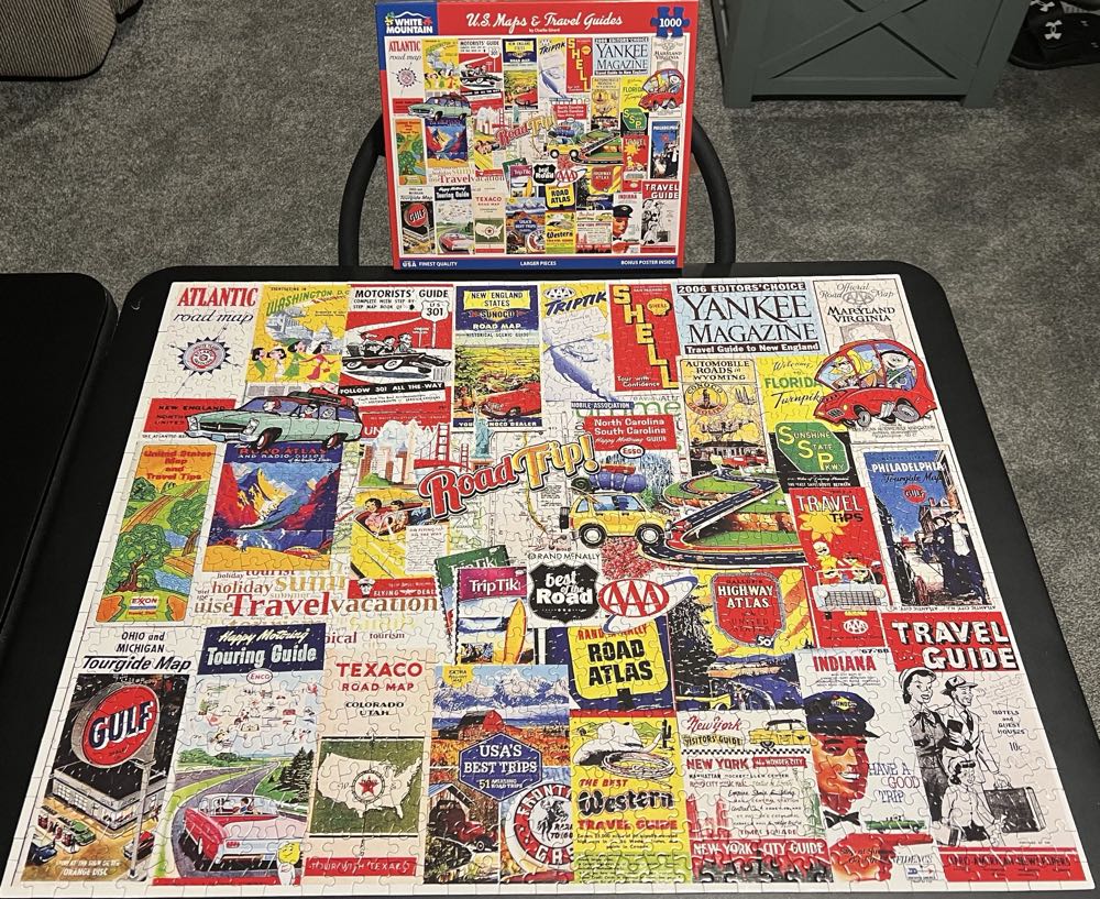 US Maps & Travel Guides - White Mountain puzzle collectible [Barcode 724819270040] - Main Image 3