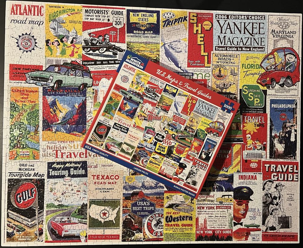 US Maps & Travel Guides - White Mountain puzzle collectible [Barcode 724819270040] - Main Image 4