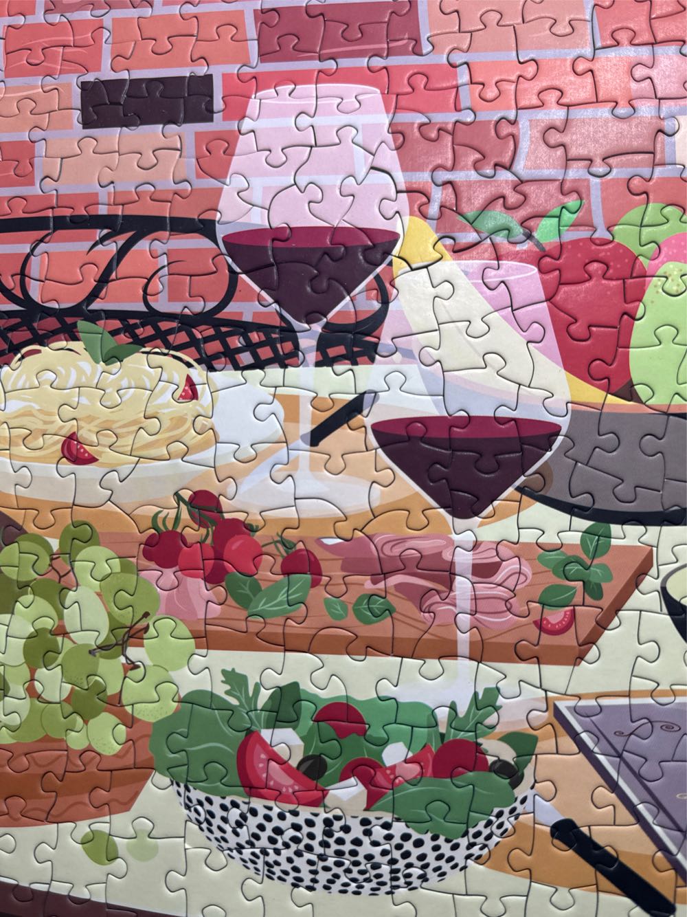 When I Saw You Drinking Wine, I Knew We Would Be Friends - Ellembee puzzle collectible [Barcode 673324272219] - Main Image 3