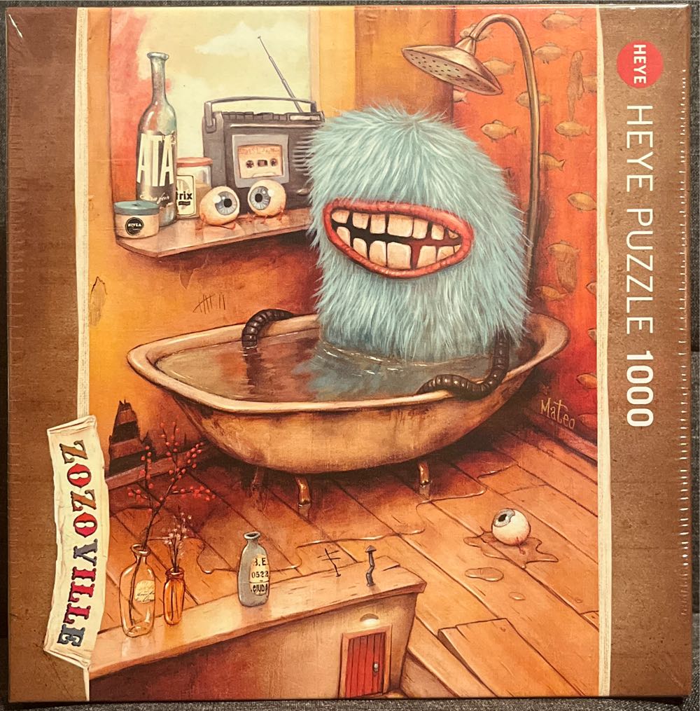 Sunsout Inc The Teal Umbrella 500 Pc Jigsaw Puzzle By Artist: Steve Henderson Finished Size 18” X 24” Mpn# 11205