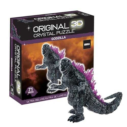 Bepuzzled Godzilla Ultra Deluxe 3d Crystal Puzzle For Godzilla Lovers Collectors And Puzzlers Ages 12 And Up