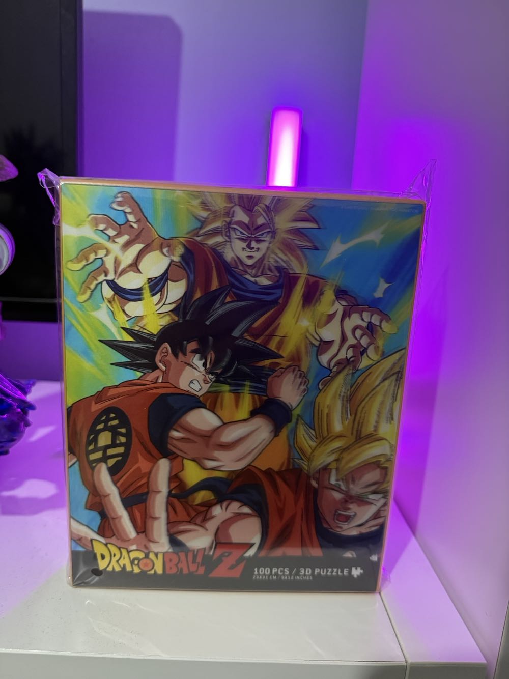 Dragon Ball Son Goku Saiyan 3d Effect 100 Pcs Sd Piece 100pcs  puzzle collectible [Barcode 8435450253232] - Main Image 2