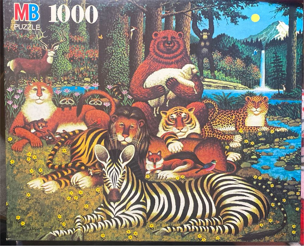 Puzzle Bob Ross: Widok na Górę I Śnieg