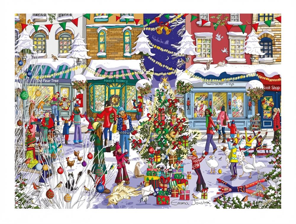 Puzzle Poster Collage Pattern