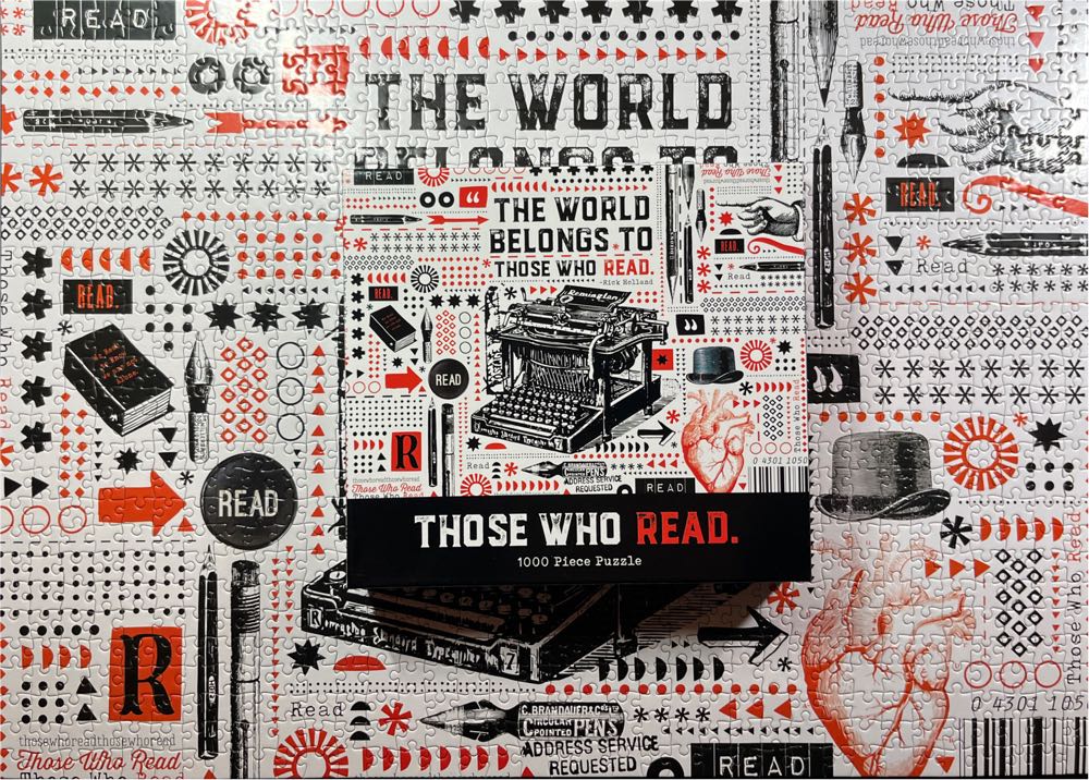 Those Who Read - Gibbs Smith puzzle collectible [Barcode 9781423657811] - Main Image 4