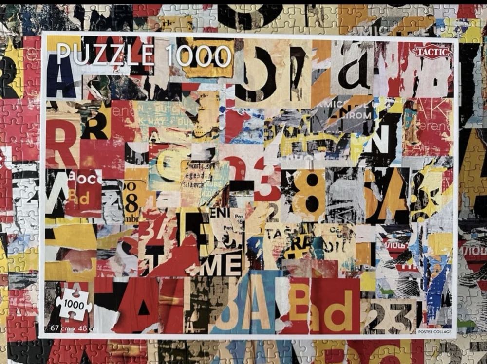 Puzzle Poster Collage Pattern - Tactic puzzle collectible [Barcode 6416739582689] - Main Image 4