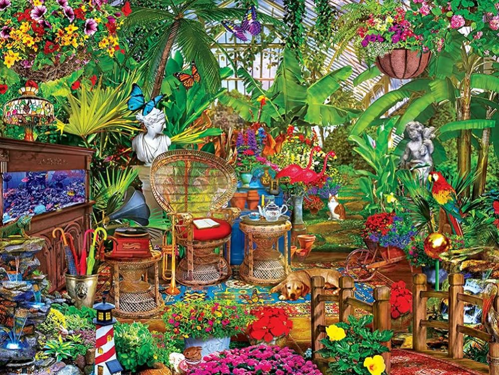 Seek & Find: Garden Hideaway (artiest?) - MasterPieces puzzle collectible [Barcode 00705988720048] - Main Image 2