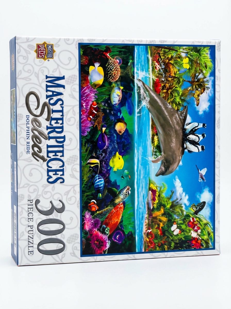 Dolphin Ride - MasterPieces puzzle collectible [Barcode 705988626234] - Main Image 2