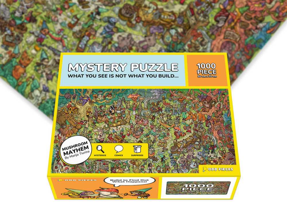 Mushroom Mayhem - Odd Pieces puzzle collectible [Barcode 860011665960] - Main Image 2