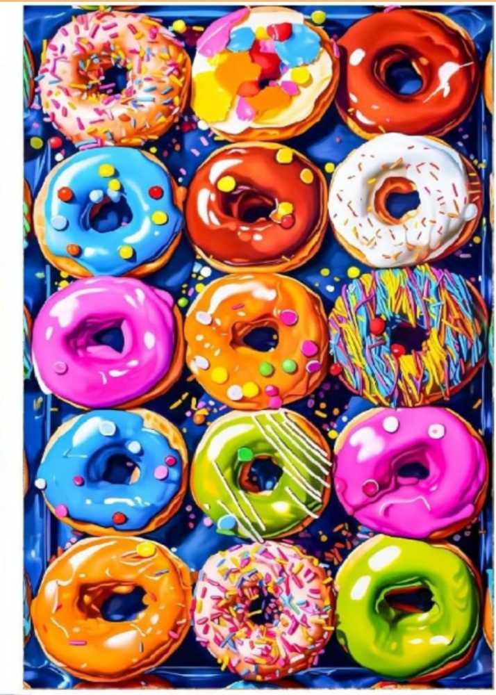 Vintage Dounut Painting  - BJscoe puzzle collectible - Main Image 2