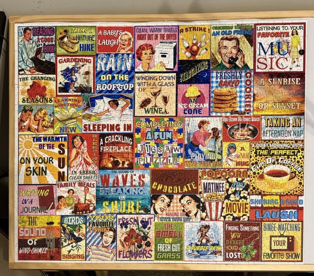 Simple Pleasures- Marcy - White Mountain puzzle collectible [Barcode 724819269983] - Main Image 2