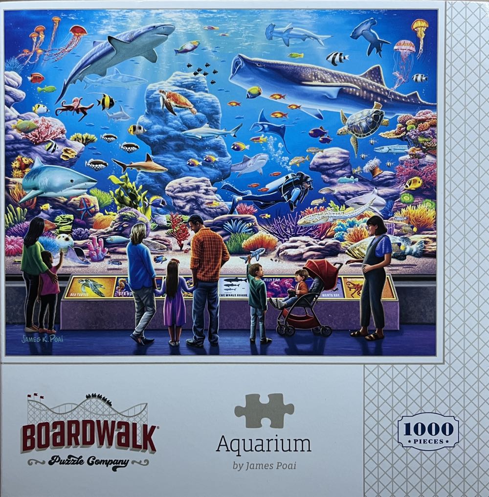 Aquarium - Boardwalk puzzle collectible [Barcode 671095406536] - Main Image 2