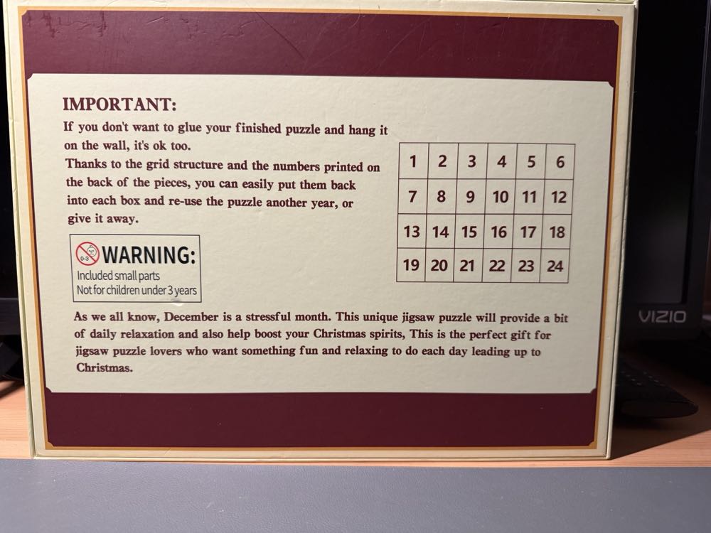 Advent Calendar - Snowman Town - The Jigsaw Puzzle puzzle collectible - Main Image 2