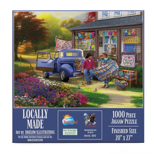 Cobble Hill Piece Puzzle Flower Press: Spring Sample Poster Included