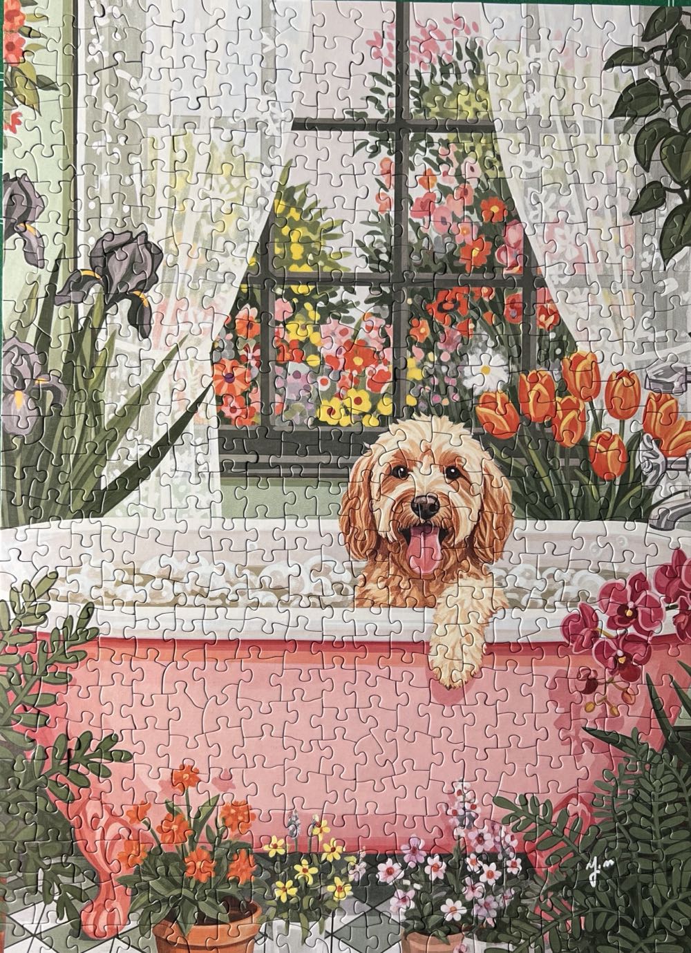 Blooms & Bubbles * Keeper* - Cobble Hill 🇺🇸 puzzle collectible [Barcode 625012451468] - Main Image 2