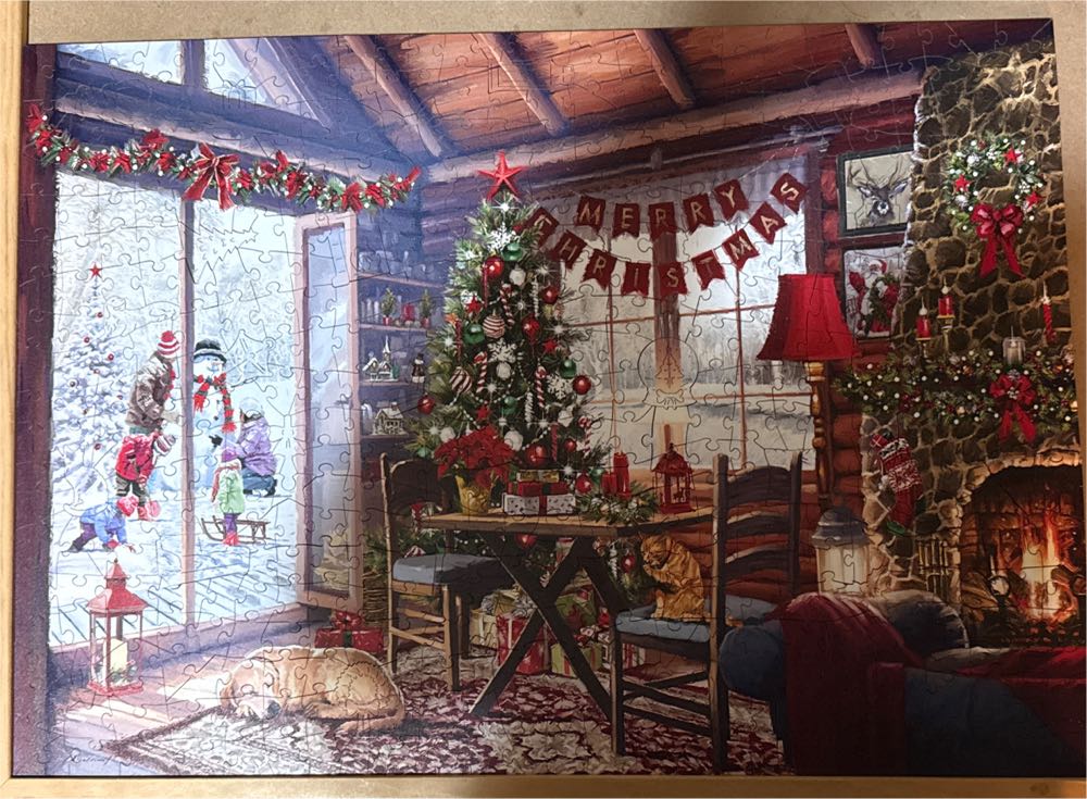 Wentworth Christmas Cabin 40 Wentworth - Wentworth Wooden Puzzles 🇬🇧 puzzle collectible [Barcode 6050265406875] - Main Image 2