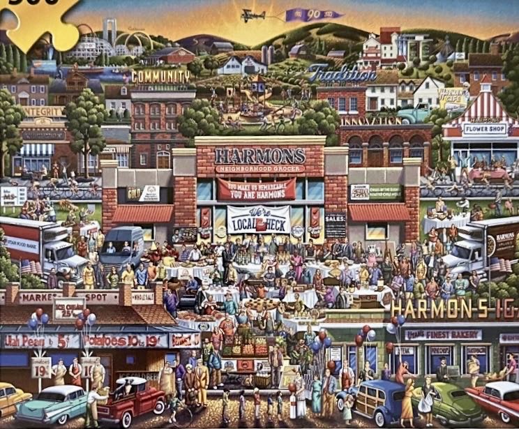 Harmon’s - Dowdle Folk Art puzzle collectible [Barcode 671095005210] - Main Image 2