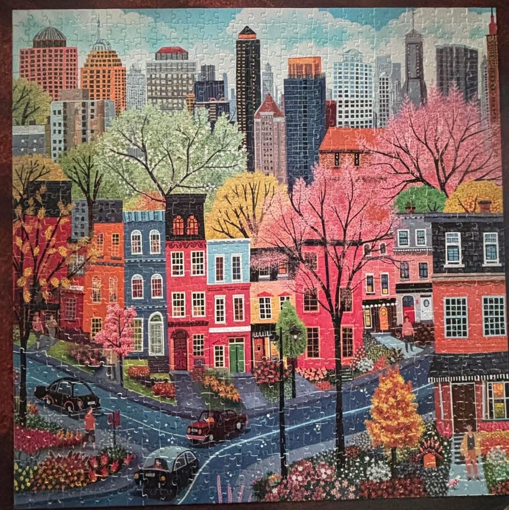 Forest Animals Decorating a Snowman