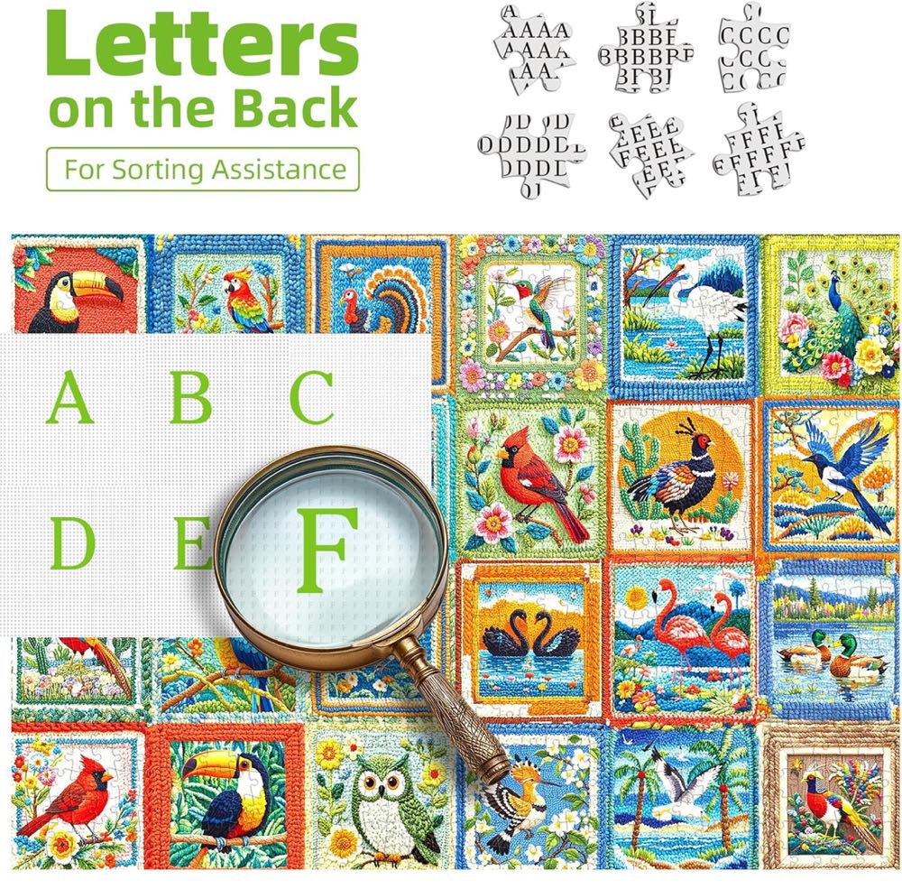 Animal Embroidery Patches - Jiujiu puzzle collectible - Main Image 4