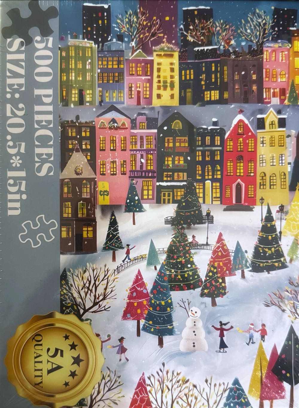Winter Town - Unbranded puzzle collectible - Main Image 2