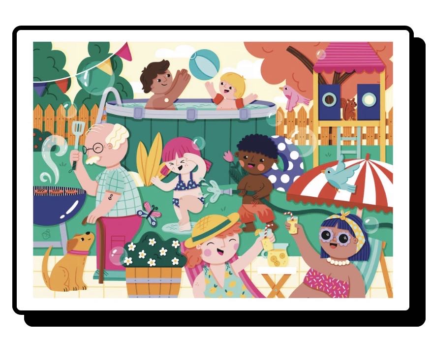 Sunshine & Lemonade - Holiyay puzzle collectible [Barcode 628774283100] - Main Image 2