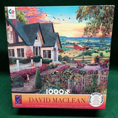 D-500-393: Fairies in the flower garden