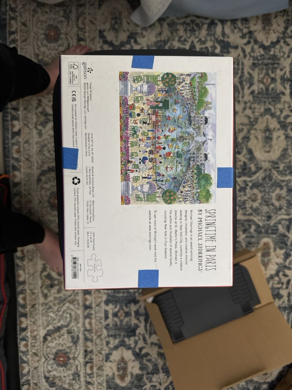 Springtime in Paris - Galison puzzle collectible [Barcode 9780735353184] - Main Image 2