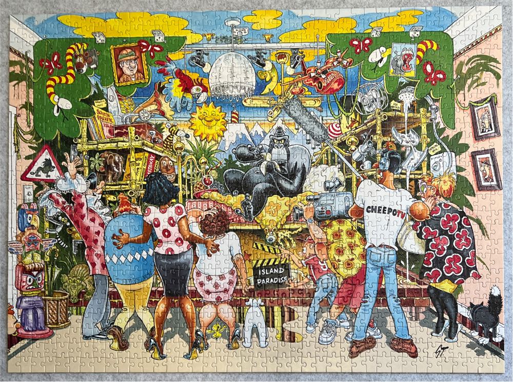 Home Improvements - Wasgij Original puzzle collectible [Barcode 164476000091] - Main Image 2