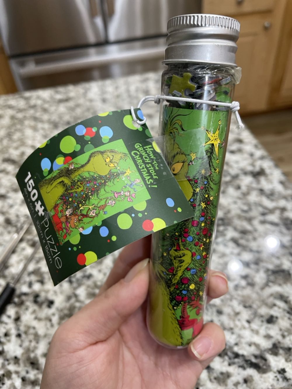 Dr. Seuss Grinch 150 Piece Jigsaw In Tube The Micro  puzzle collectible [Barcode 840391162303] - Main Image 2