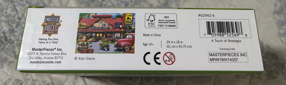 A Touch of Nostalgia - Master Pieces puzzle collectible [Barcode 705988525698] - Main Image 3